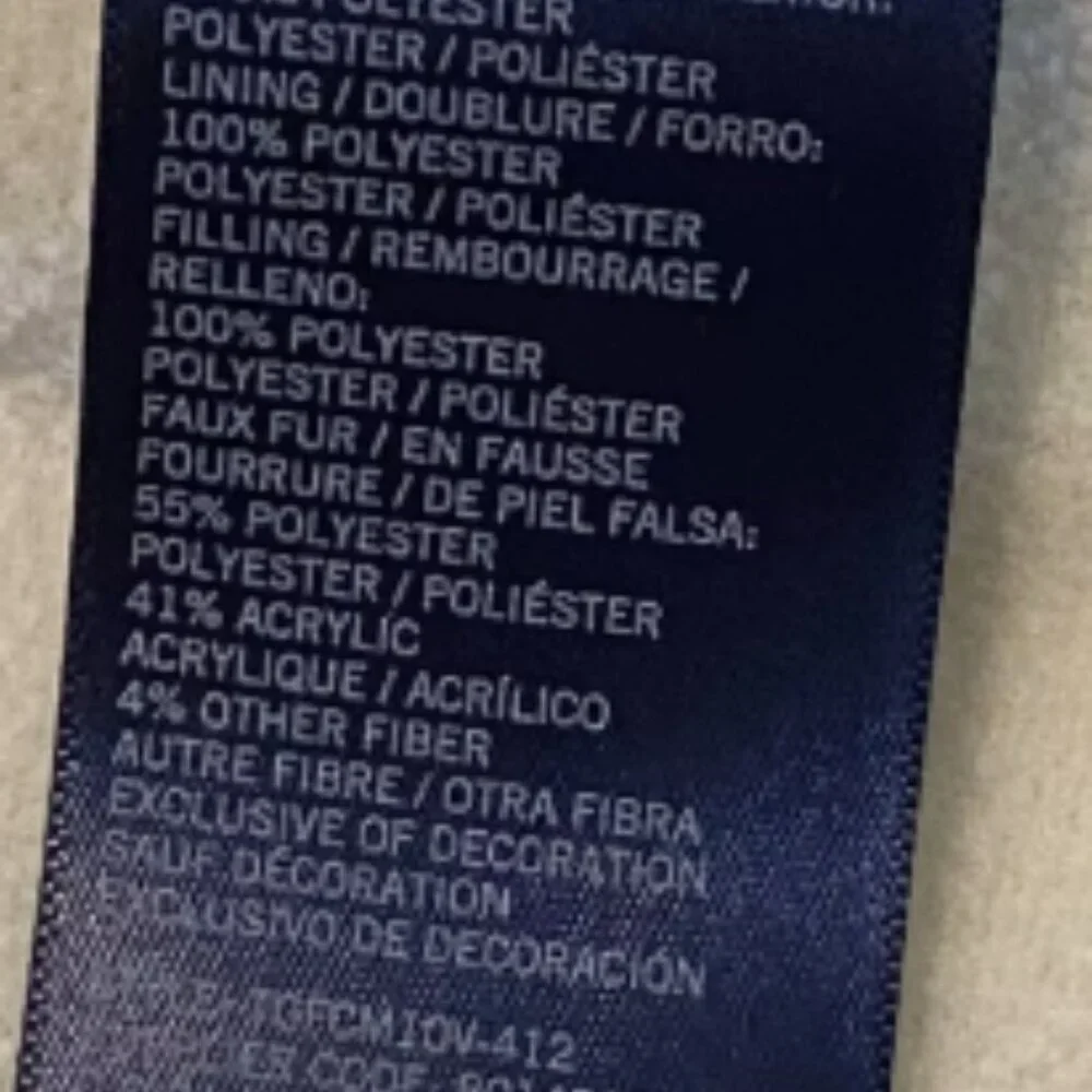 Tommy Hilfiger Girls' Long Length Heavyweight Puffer Jacket with Polar Fleece - Picture 5 of 6